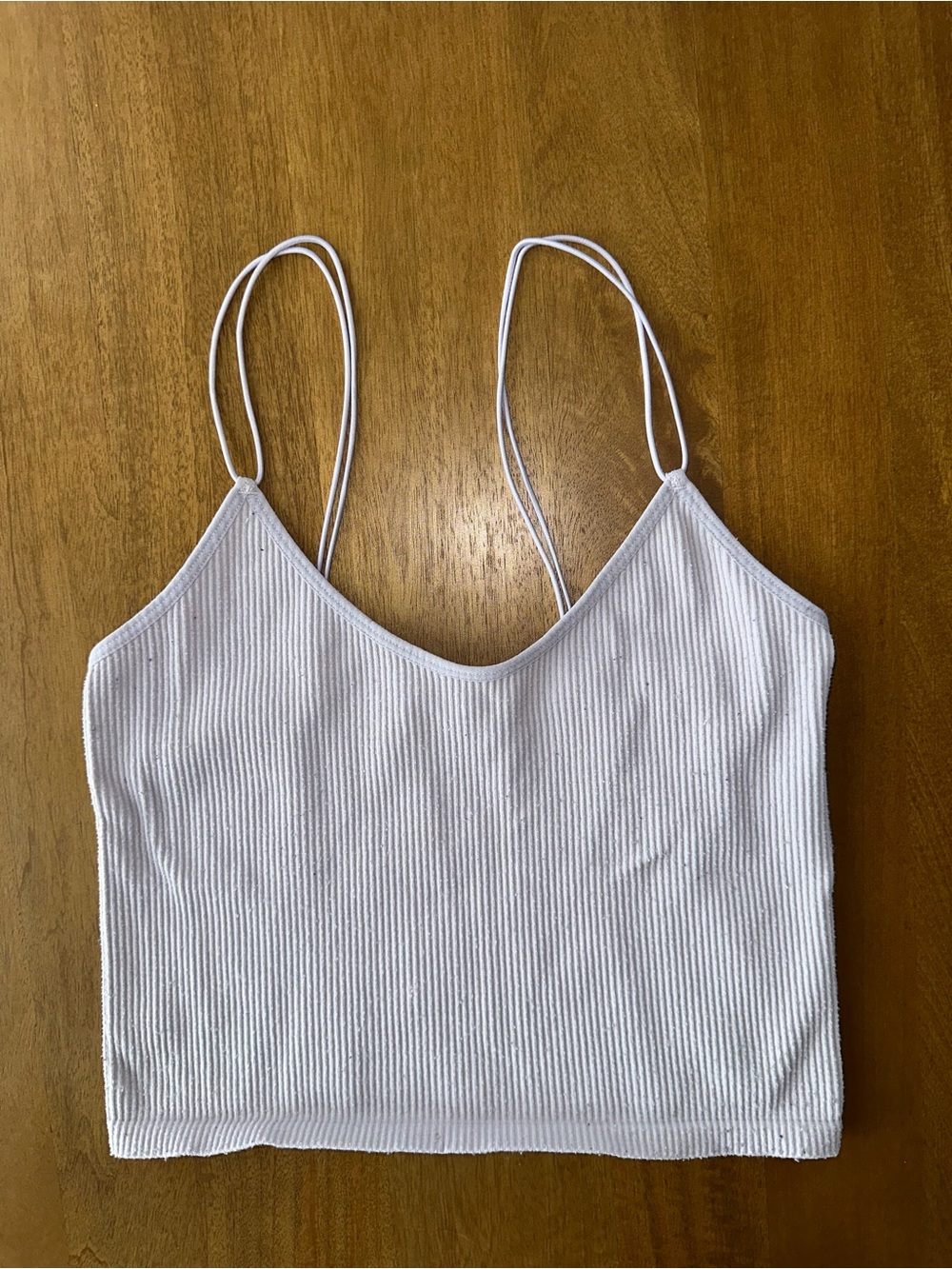 Lavender Ribbed V-Neck Spaghetti Strap - Zara